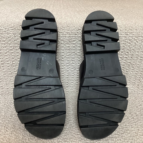 Remonte size 40 Black Leather Platform Sandals - Picture 4 of 8